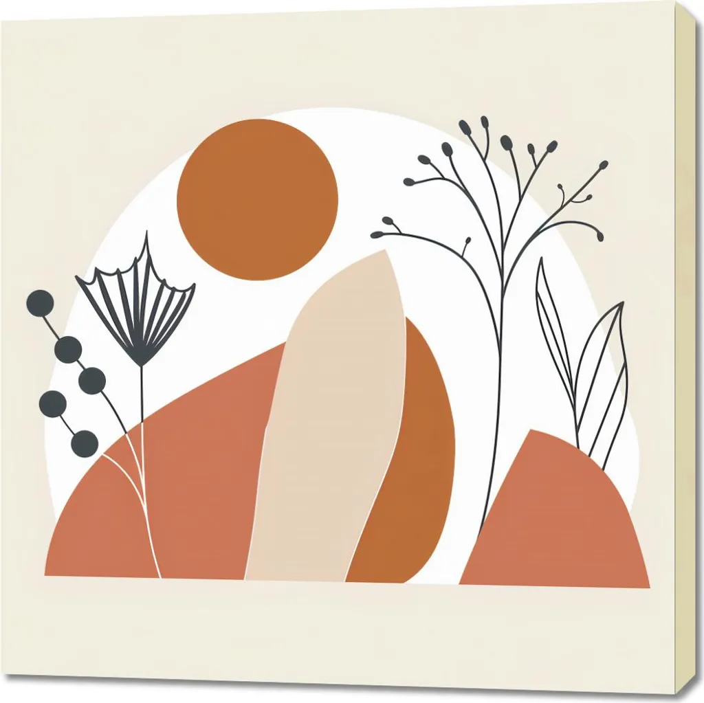 Quadro Professionale 90x90 Trama Organica: Alta Definizione Materica