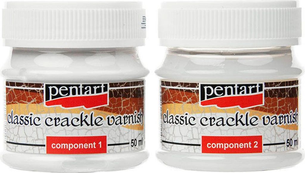 PENTART Zwei Komponenten Krakelierlack Klassik crackle Produktbild 