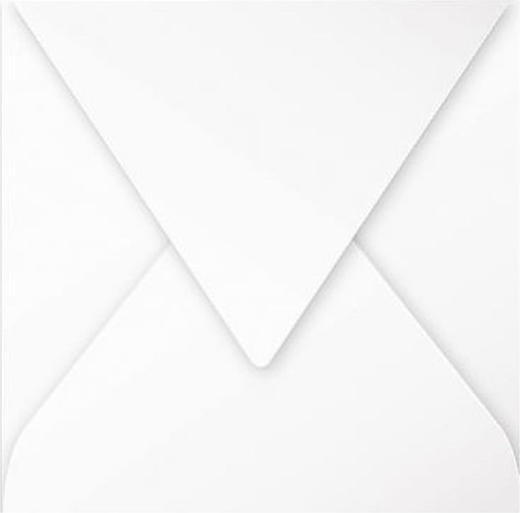 Briefumschlag Pollen 140x140mm 120g VE=10x20 Stück gummiert weiß