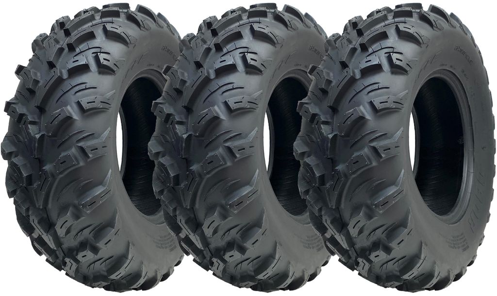 25x10.00-12 (255/65-12) 4lagige ATV-Reifen P3080 OBOR Pinacle Straßenzulassung (3er-Satz)