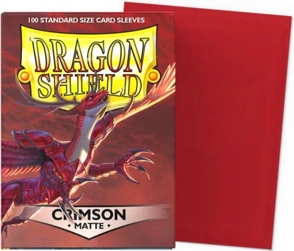 Dragon Shield Matte Sleeves in Standardgröße - Karmesinrot Produktbild 