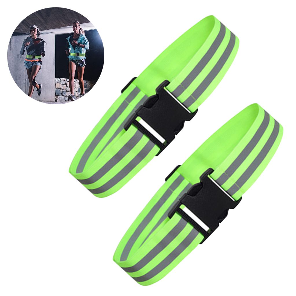 Rosixehird LED reflektierende Gürtelschärpe  Reflektierende Laufausrüstung  Verstellbarer Schultergurt - Verstellbare reflektierende Schärpe zum  Radfahren bei Nacht : : Sport & Freizeit