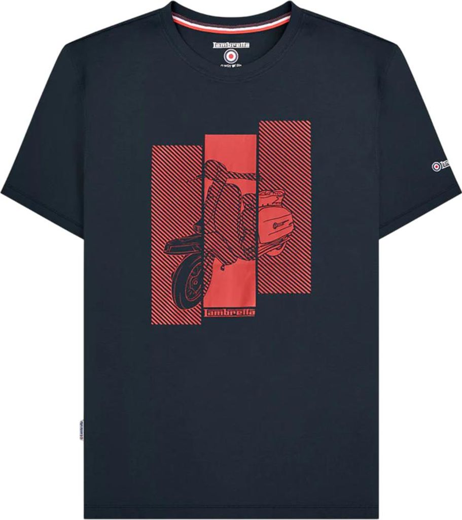 Lambretta - T-Shirt für Herren LB329 (M) (Marine)