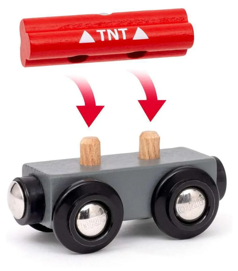 Tunnel avec fonction d'explosion BRIO pour animer les circuits 63604400 - 8