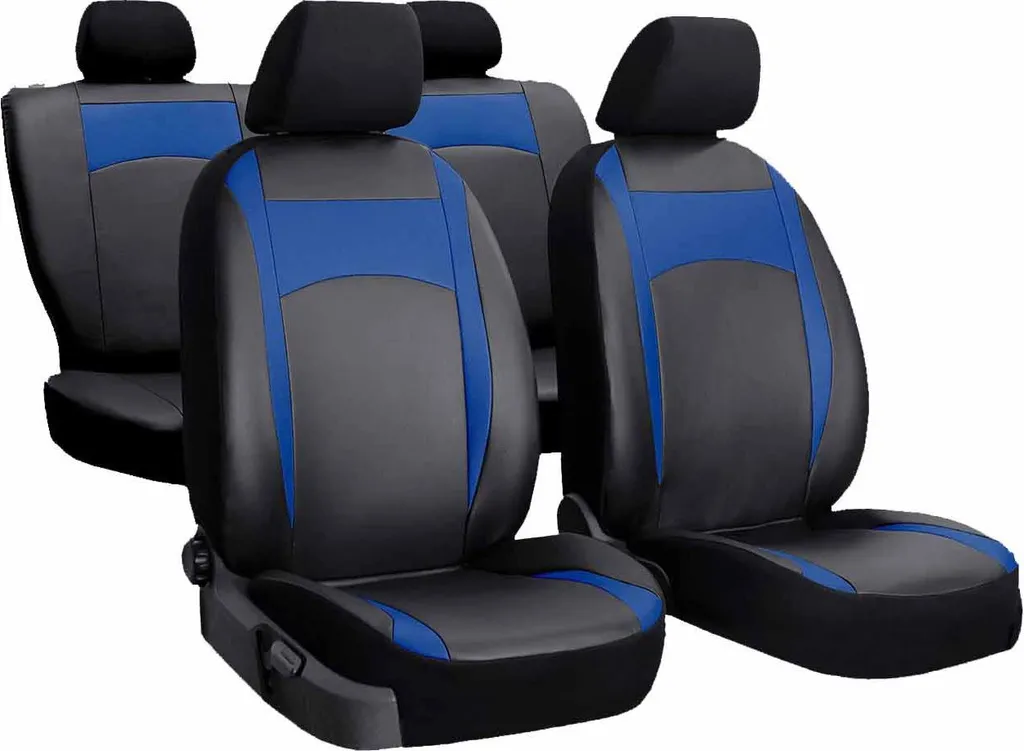 Set Coprisedili Auto Blu per VW Polo IV Interni Sportivi Nuovi - 11