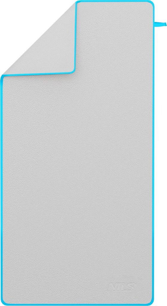 Asciugamano in microfibra NILS NCR13 grigio/blu Immagine del prodotto 