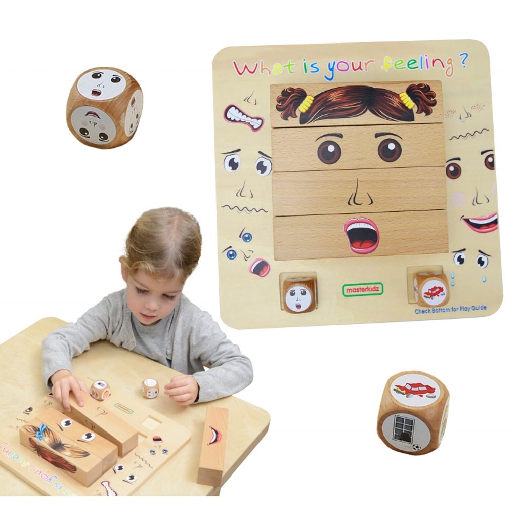 MASTERKIDZ Emotionen lernen Montessori-Holzspiel