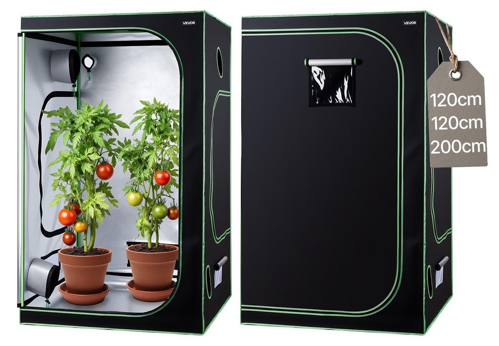 Tenda da coltivazione VEVOR, 120x120x200 cm, grow box in Immagine del prodotto 