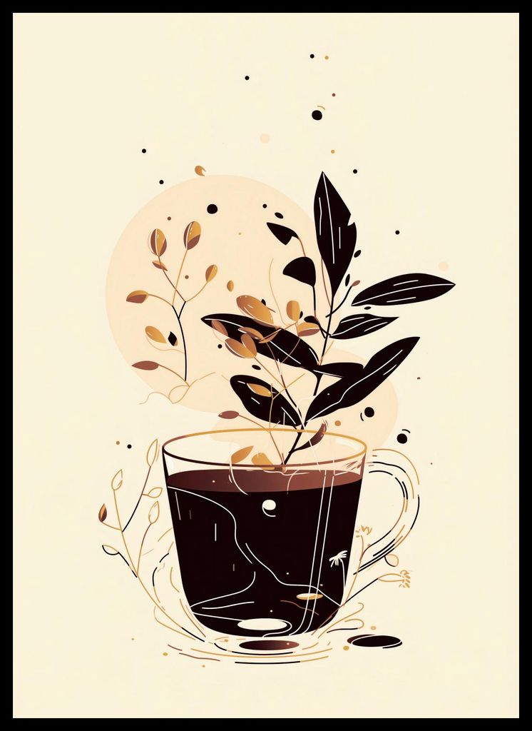 Plakat 39,5x55cm Herbsttopf