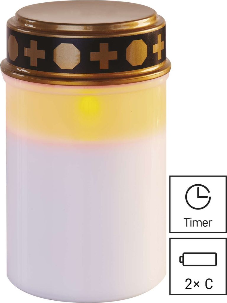 EMOS LED Grabkerze, Grablicht mit Timer, wasserdicht für Produktbild 8