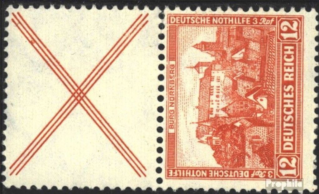 Briefmarken Deutsches Reich 1932 Mi S100 gestempelt Nothilfe