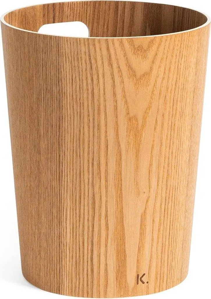 Bac à copeaux de bois au design minimaliste chic en chêne durable