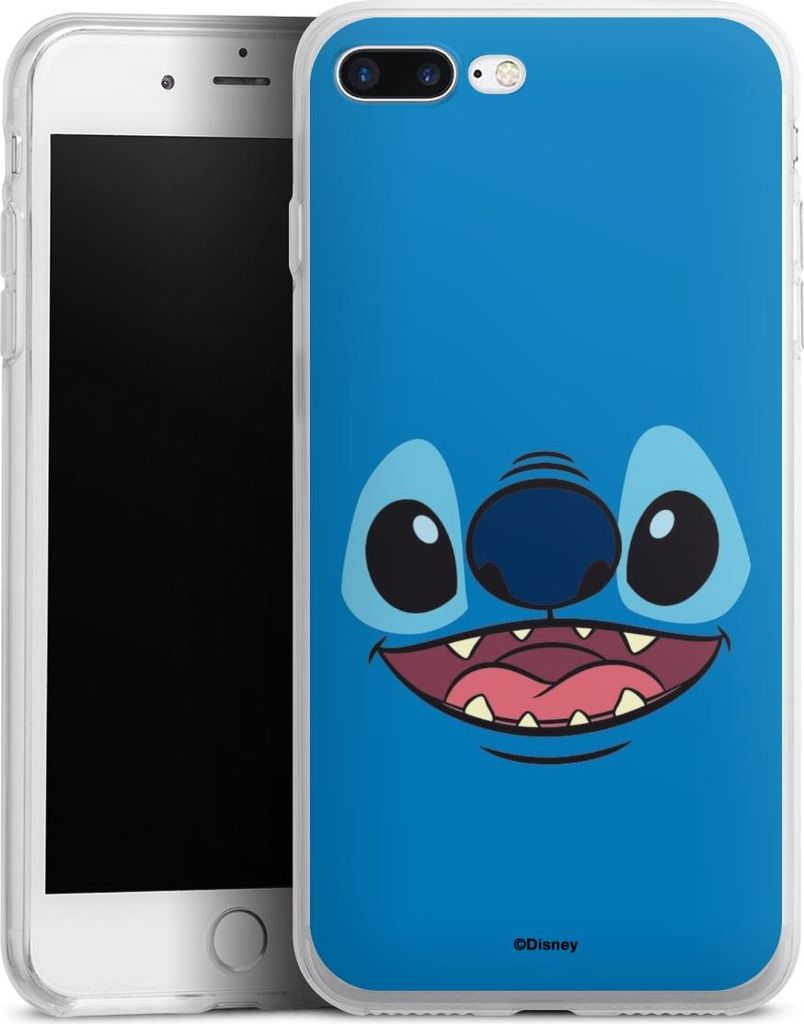DeinDesign Handyhülle für Apple iPhone 7 Plus Silikon Hülle Case Smartphone Schutzhülle Disney Offizielles Lizenzprodukt Lilo & Stitch