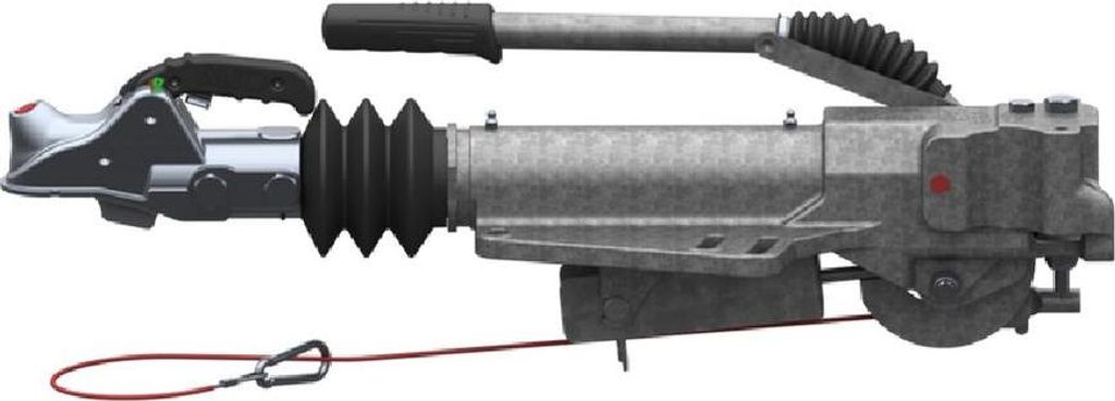 Al-Ko Auflaufeinrichtung Un3500 Mit Kupplung Ak351 Für 3500 Kg Anhänger Mit V-Deichsel