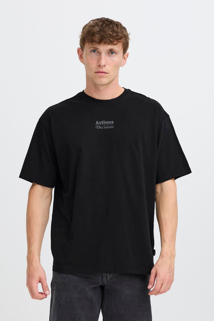 Blend BHBako Herren T-Shirt Kurzarm Shirt 100% Baumwolle relaxed fit