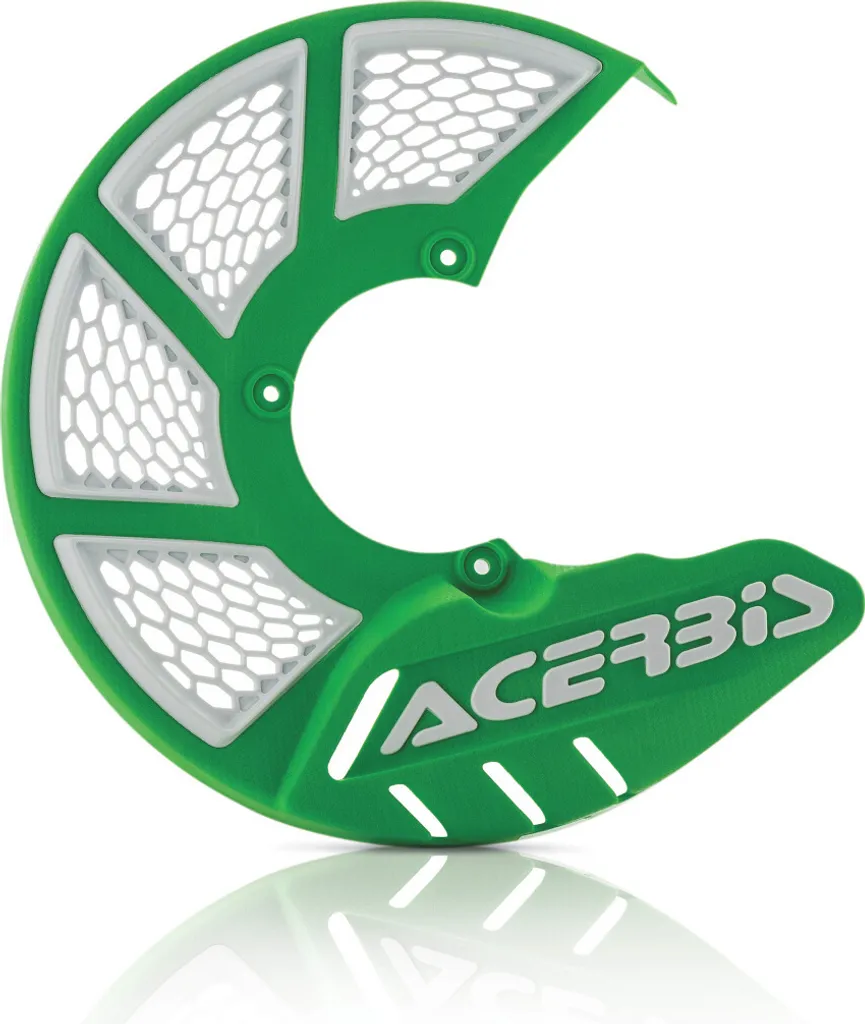 Protection Disque Avant Vert Acerbis X-Brake 2.0 pour Enduro et MX