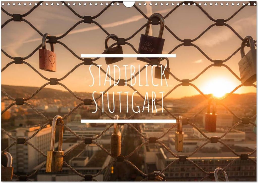 Stadtblick Stuttgart (Wandkalender 2026 DIN A3 quer), CALVENDO Monatskalender