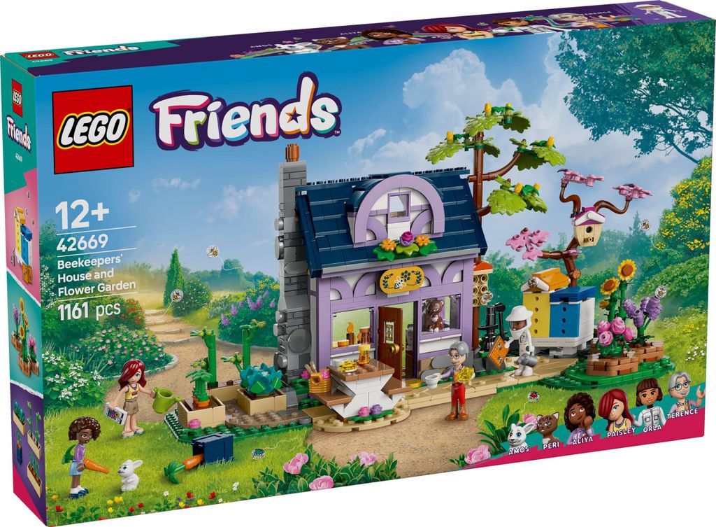 LEGO® Friends 42669 Dom pszczelarza i ogród kwiatowy Zdjęcie produktu 
