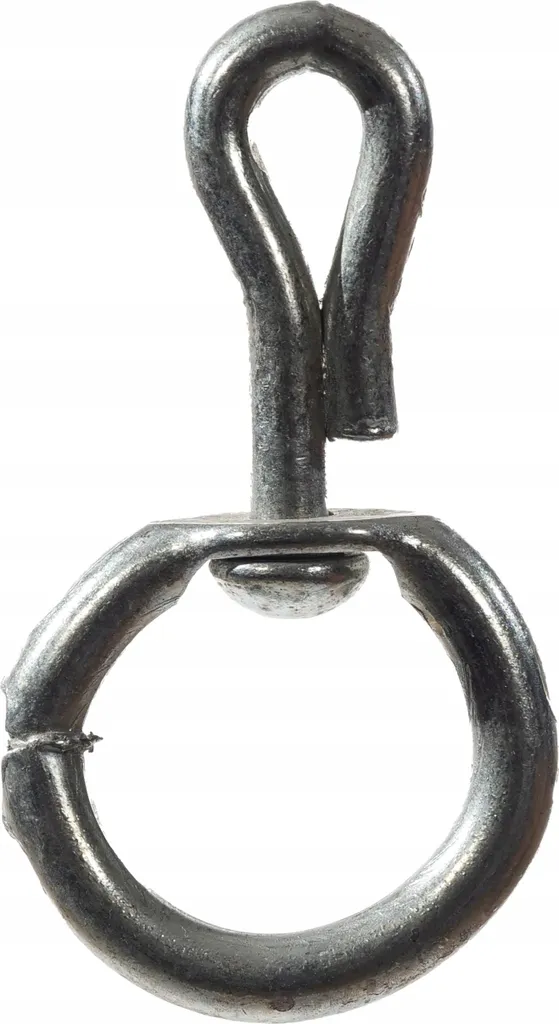 Rondelle plate 6 mm avec anneau pour suspension et guidage de câbles
