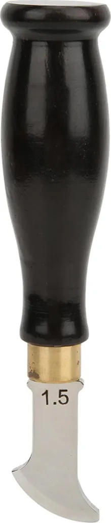 Piegacarta Deluxe Sandalo e Acciaio 1.5mm - Strumento Pelletteria