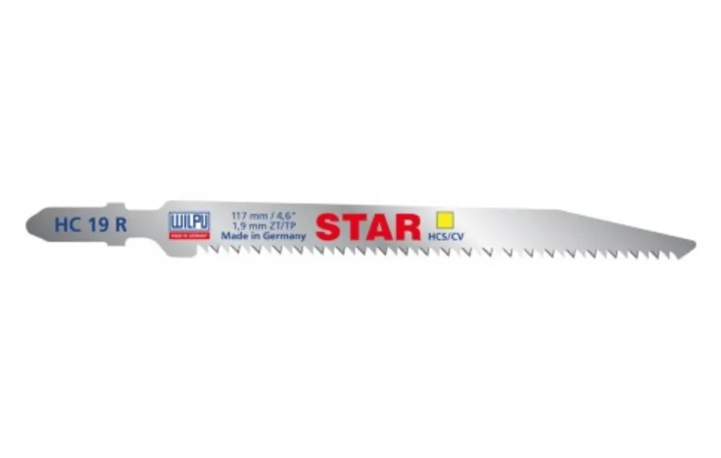 Wilpu HC 19 R Star Lame scie sauteuse denture inversée queue en T x25