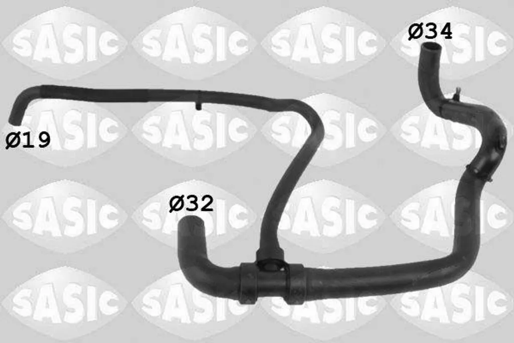 Tubo Radiatore SASIC 3404176 OE 215030070R per Scenic e Megane
