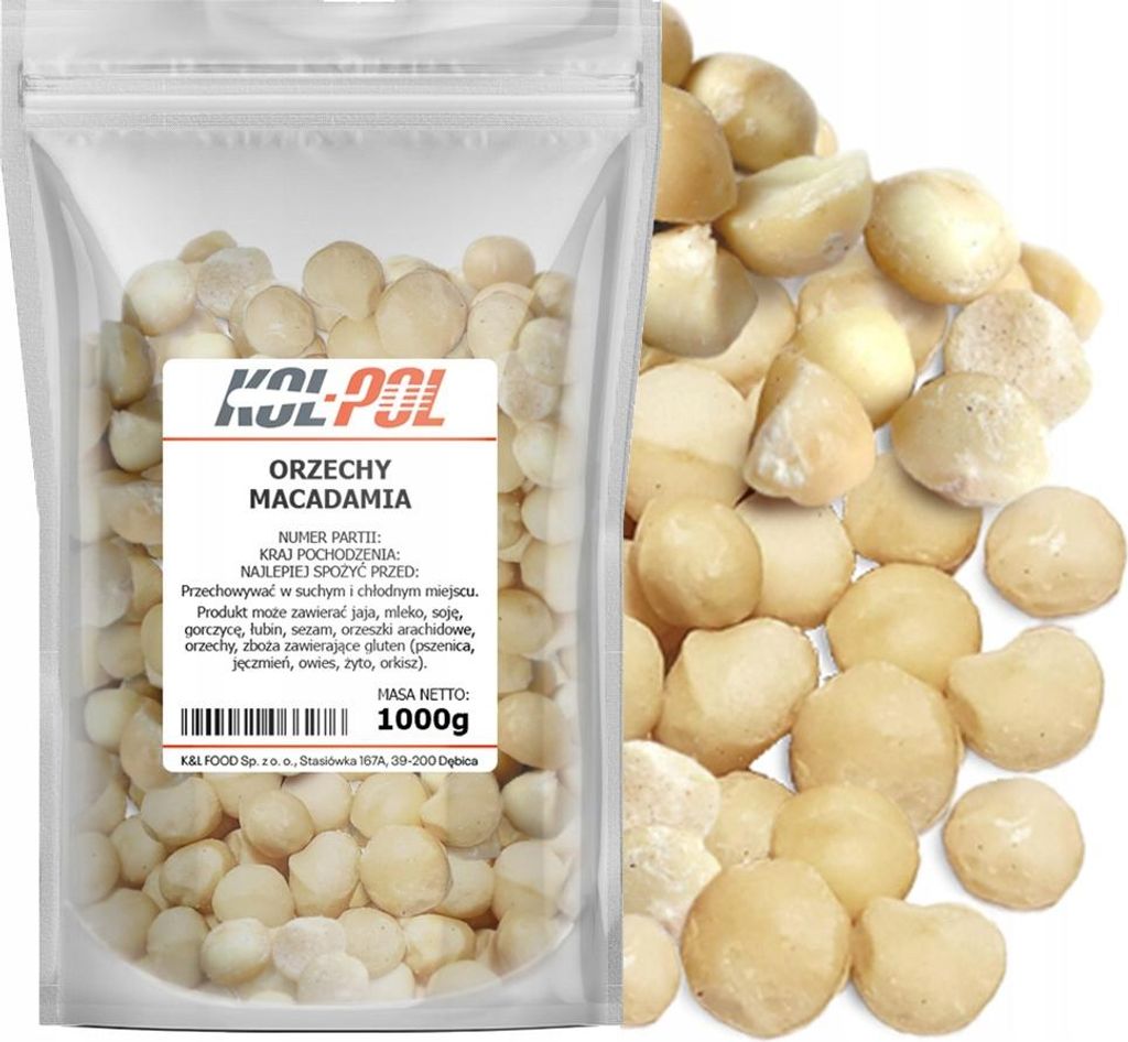 ORZECHY MAKADAMIA 1kg Orzech Macadamia naturalne świeże Zdjęcie produktu 