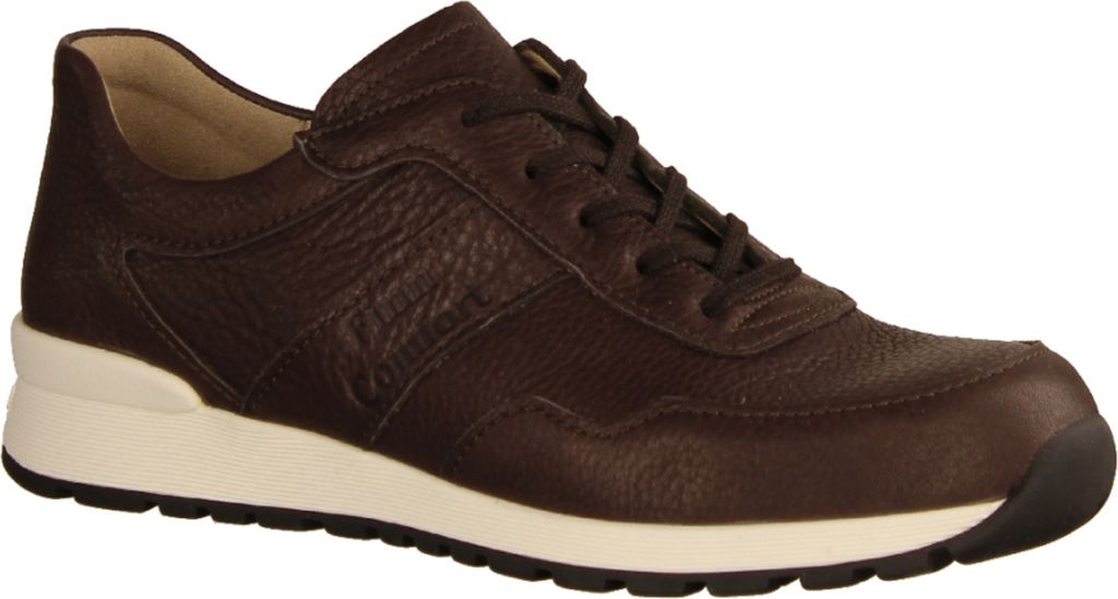 Finn Comfort Prezzo, Coffee, Herrenschuhe, Schnürer, Leder, NEU - Herrenschuhe Bequemschuhe, Braun, leder (hillcrest)