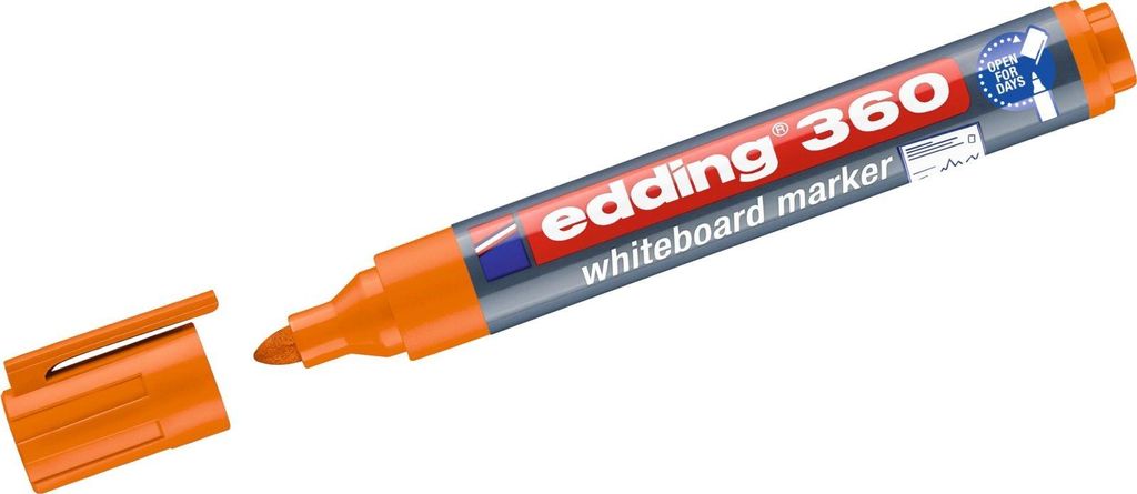 edding 360 Marqueur blanc orange Image du produit 