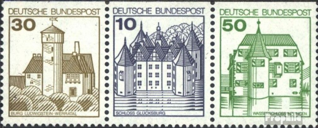 Briefmarken BRD (BR.Deutschland) 1980 Mi W67I postfrisch