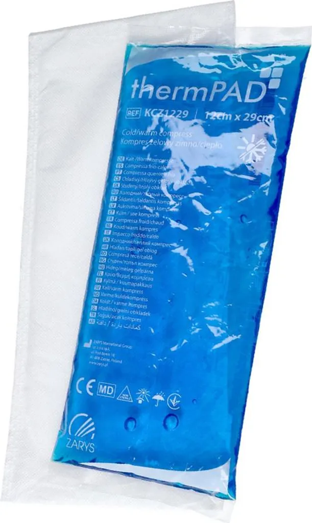 ThermPAD 1 pezzo 12x29 cm | Busta Ghiaccio e Calore Riutilizzabile