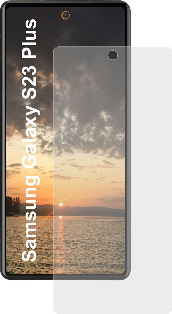 Samsung Galaxy S23 Plus - 3x antireflex Schutzfolie antibakteriell