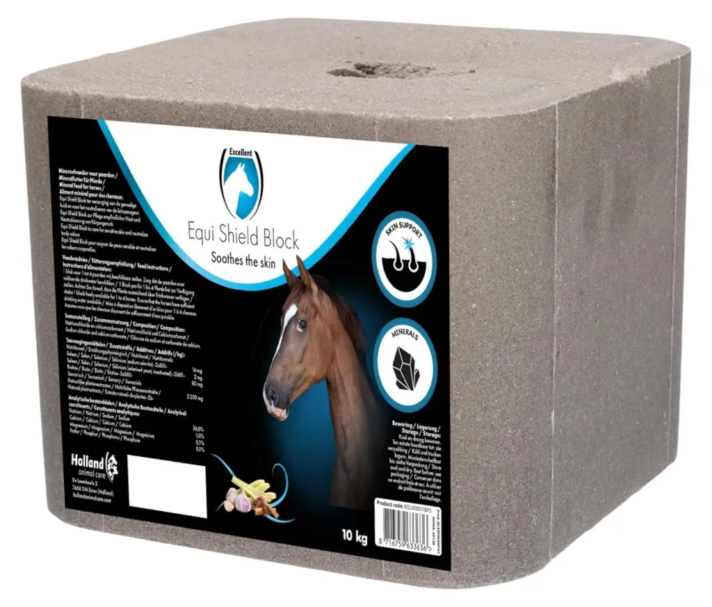 Excellent Horse Shield Block : Bloc 10kg pour l'immunité au pré