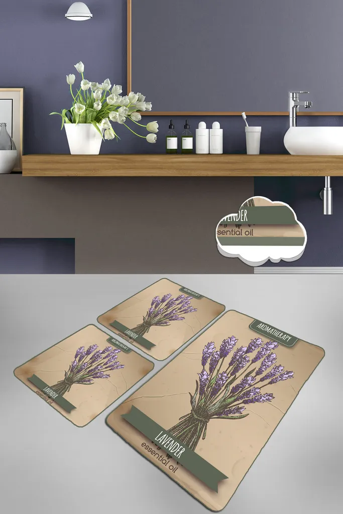 Tappeto Bagno Colorato Mijolnir 100% Velluto 700g/m² Lavabile