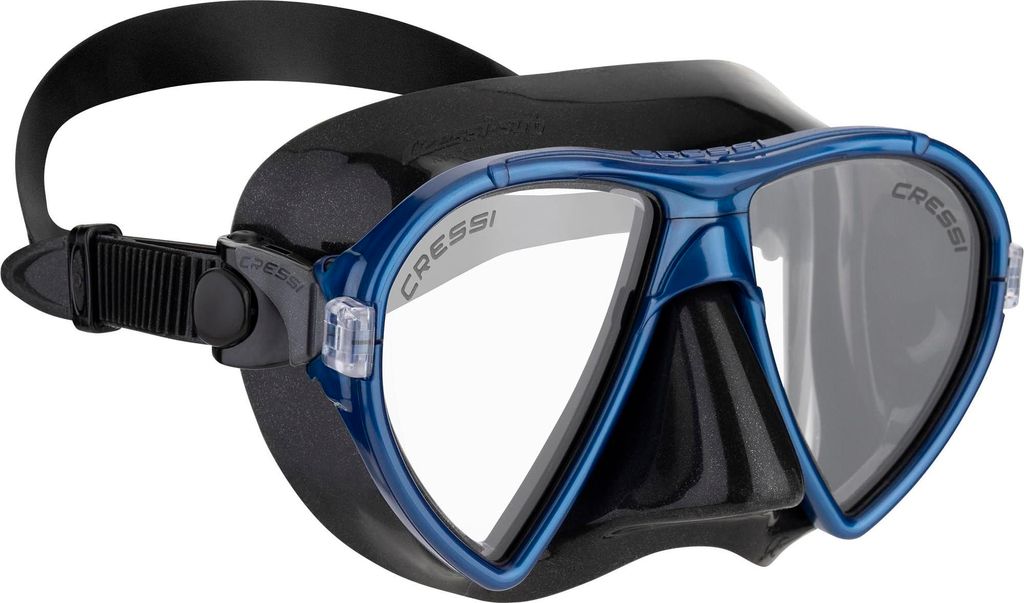 Cressi Ocean Tauchmaske Schwarz Herren,Damen Schwarz One Size