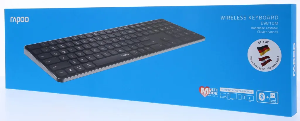 Rapoo 00228033 Clavier Multi-Mode Bluetooth QWERTZ Gris Anthracite - 7