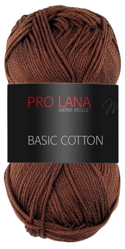Pro Lana Basic Baumwolle 50g (10) schokobraun Produktbild 