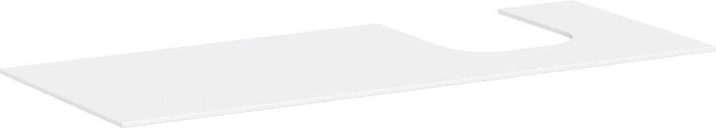 hansgrohe Xevolos E Konsole, 1 Ausschnitt rechts, 1370x550mm, für Aufsatzwaschtisch, 54206700