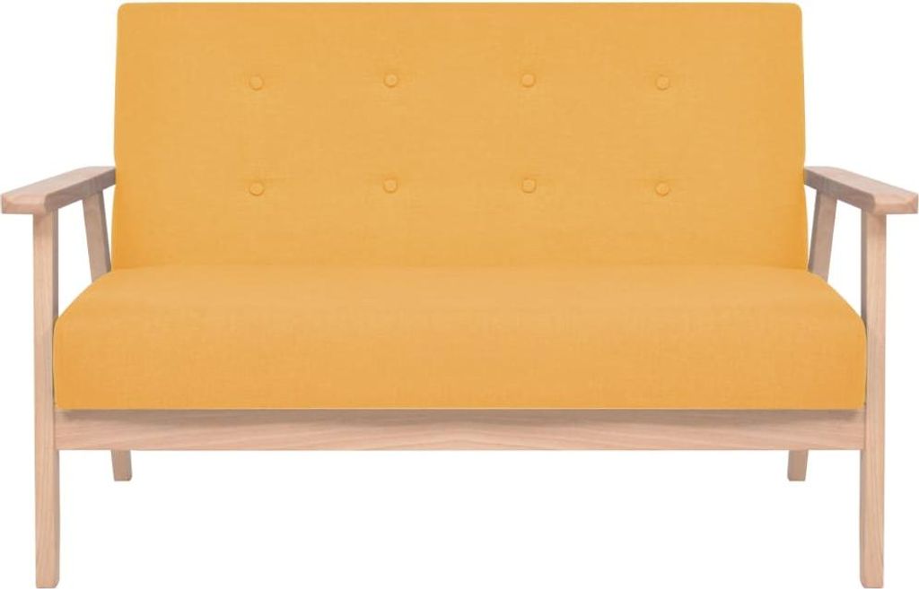 VidaXL 244658, Żółty, Poliester, 1135 mm, 670 mm, 735 mm, Zdjęcie produktu 
