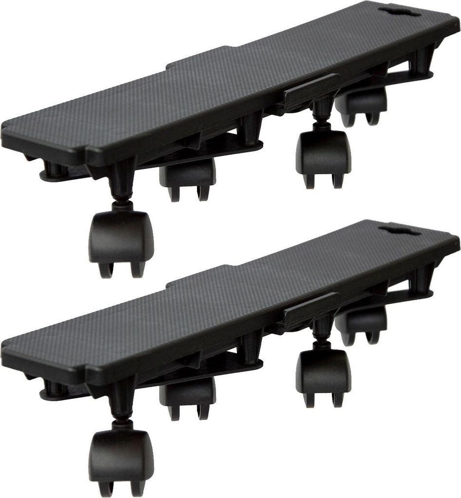 Möbel-Transportroller 170 kg Möbelroller Plattform Lenkrollen Trittbrett 2 tlg