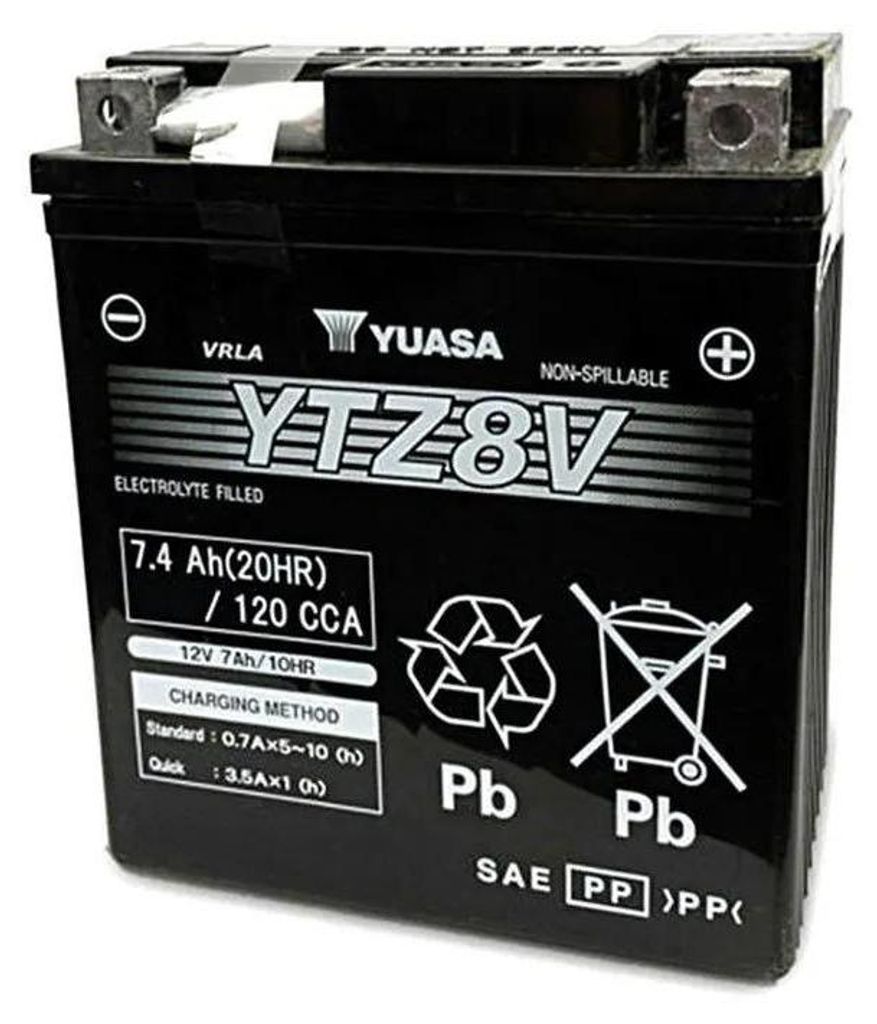 Gs Baterias Gtz8v Agm-batterie Durchsichtig Durchsichtig One Size