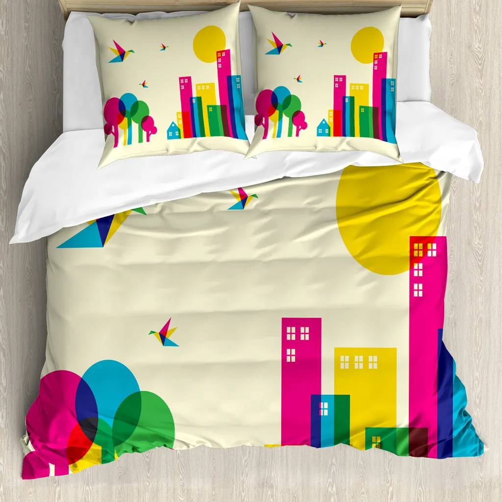 ABAKUHAUS Copripiumino Panorama Urbano 200x200 - Design Esclusivo