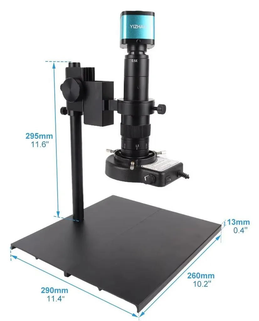 Microscope numérique industriel 180X 48MP avec kit complet pour micro-soudure - 2