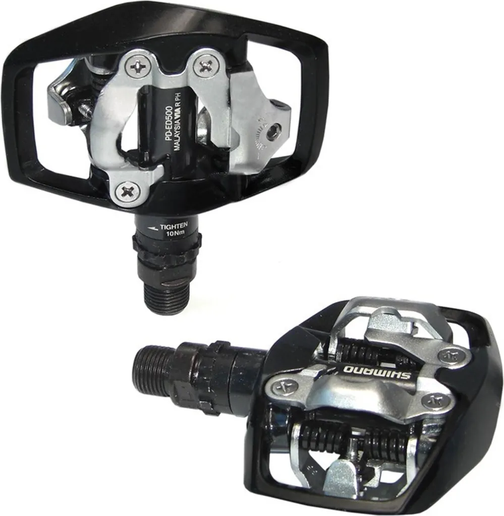 Shimano PD-ED500 Pédales SPD avec Tension Ajustable et Cales SM-SH56