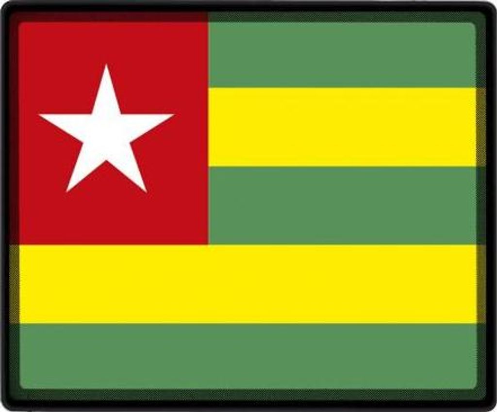 Mousepad Mauspad - Fahne Flagge Togo - 82168 - Gr. ca. 24 x 20 cm