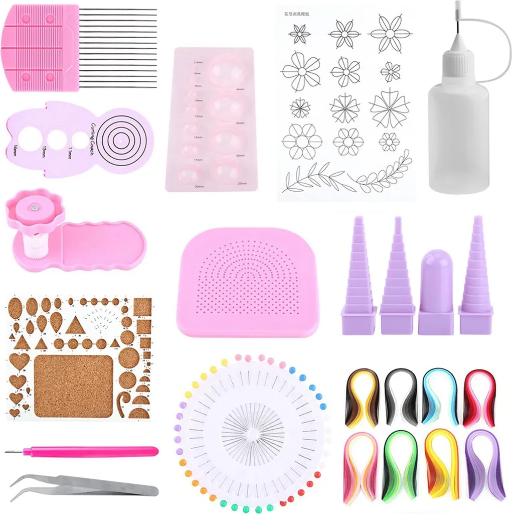 Matériel de Quilling polyvalent avec outils ergonomiques pour décoration - 2