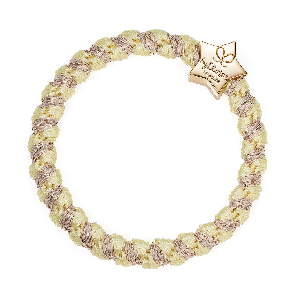 By Eloise London Gold Star Woven Lemonade