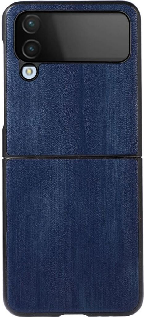 König Design Hülle kompatibel mit Samsung Galaxy Z Flip4 5G Kunststoff Soft Handyhülle - Handy Case Blau