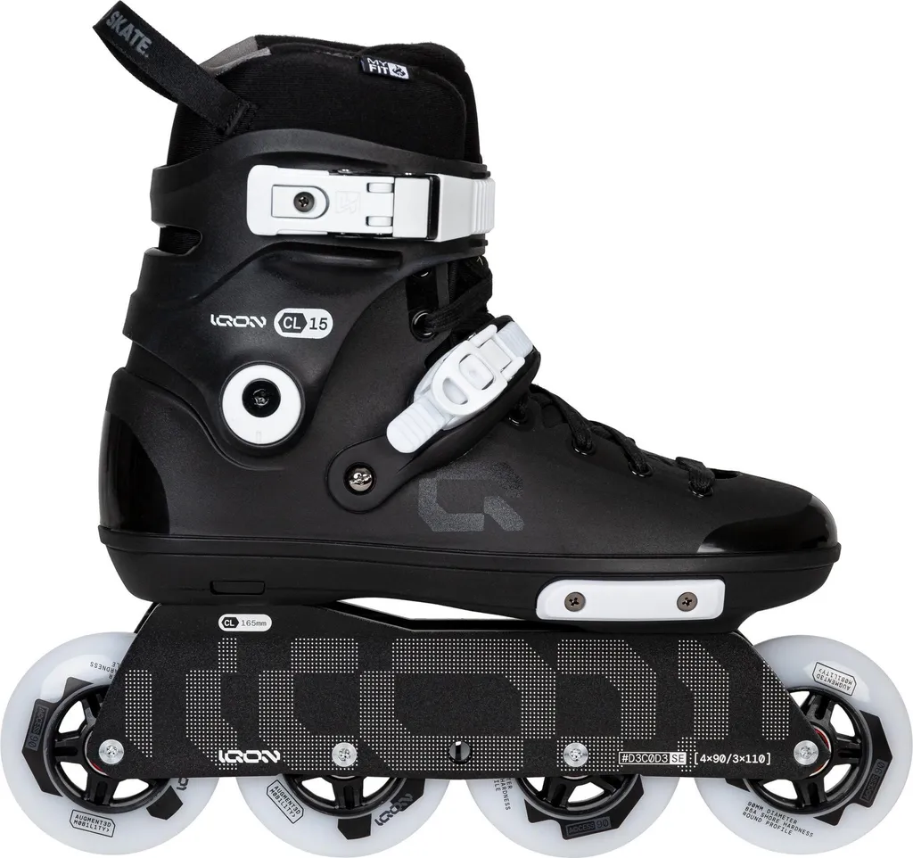 Roller Iqon CL15 Black - Platine Decode SE 4x90mm et Roulements ABEC 9