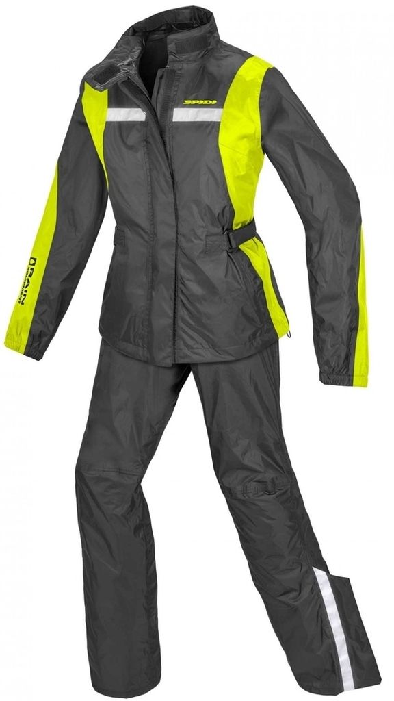 Spidi Touring Rain Kit 2-Teiler Damen Motorrad Regenkombi Farbe: Gelb, Grösse: XXS